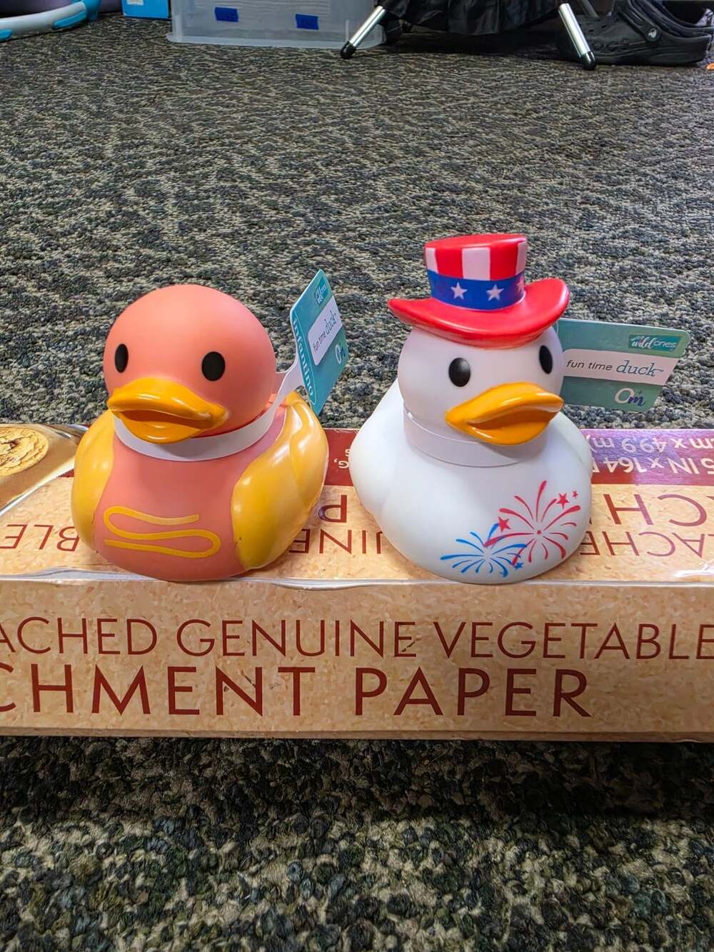 Infantino Fun Time Duck Rubber Bath Toy Set New